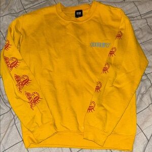 Obey Men's Yellow Sweater